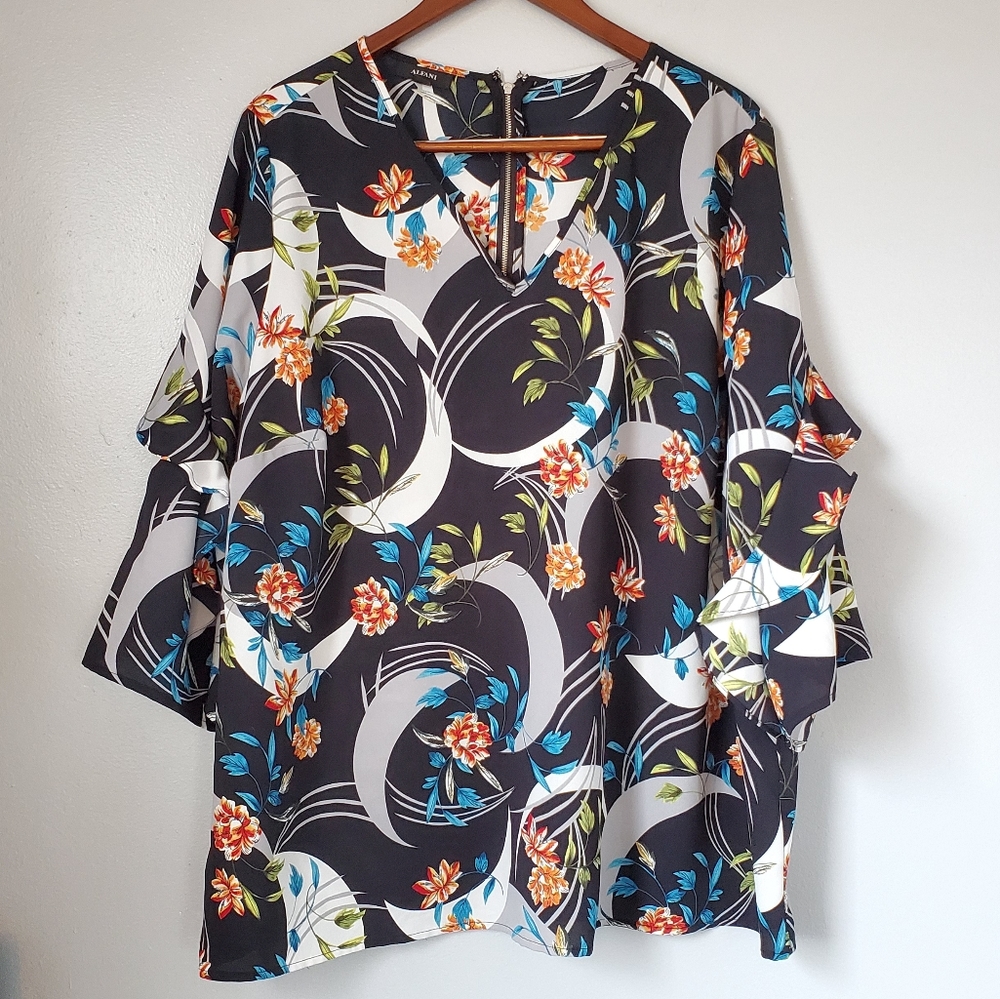 Alfani floral blouse